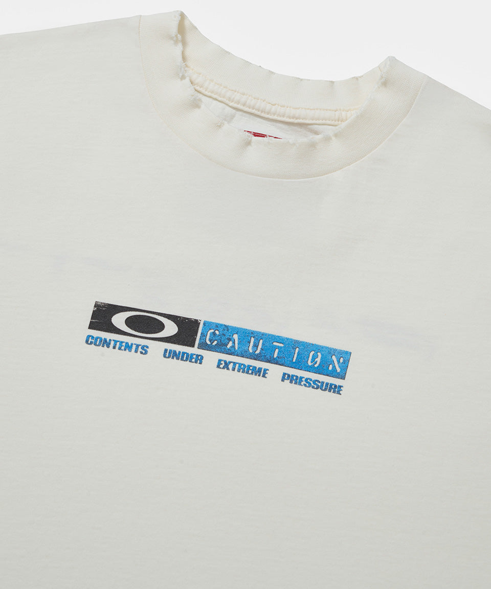 Camiseta Piet + Oakley Caution - Bone White