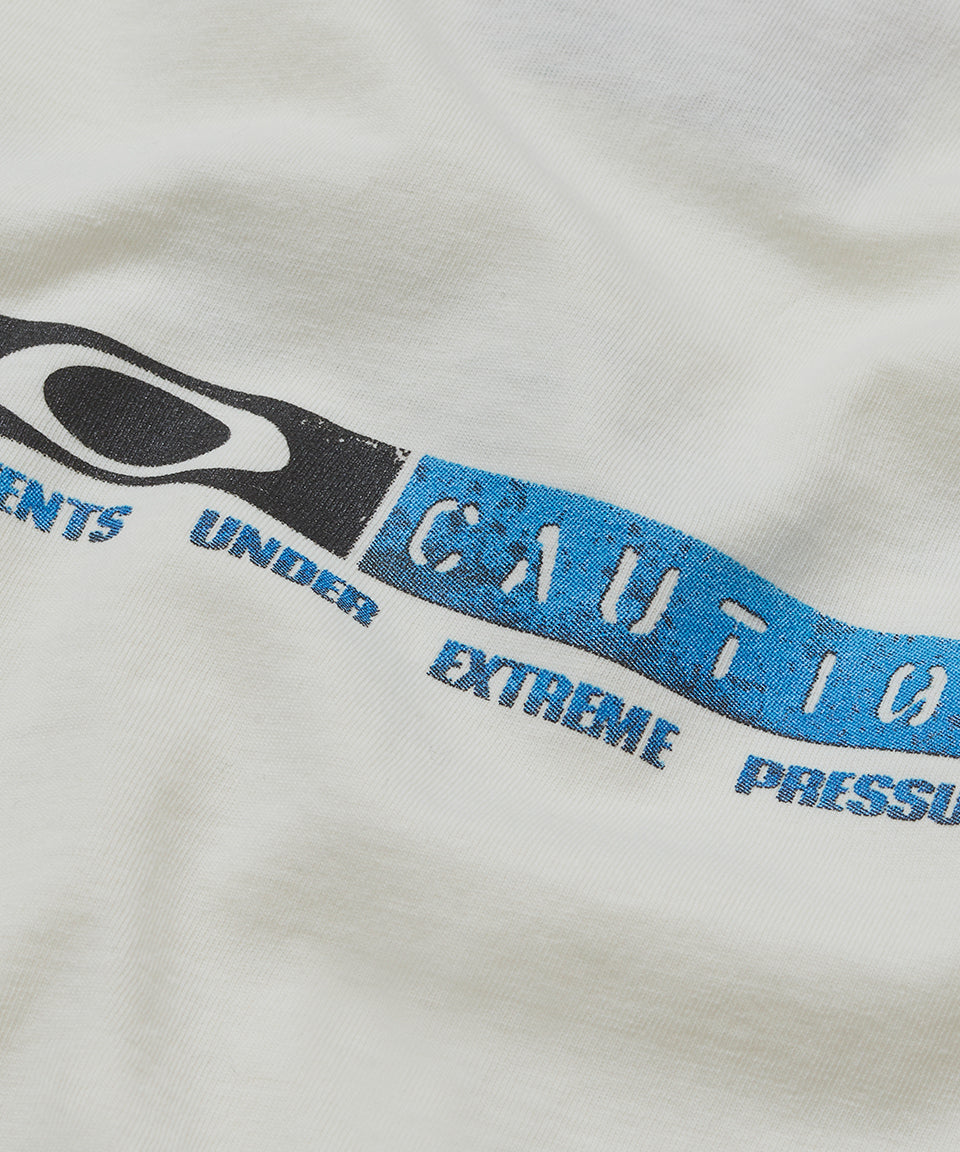 Camiseta Piet + Oakley Caution - Bone White